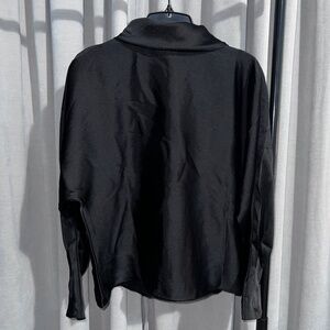 Express Satin Mock Neck Top